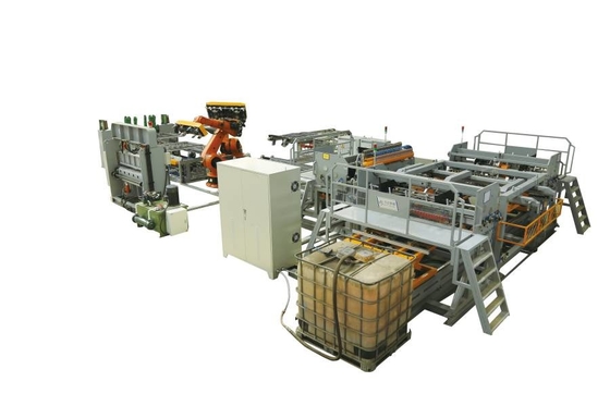 fil soudé complètement automatique Mesh Machine For Supermarket Racking de 1300mm